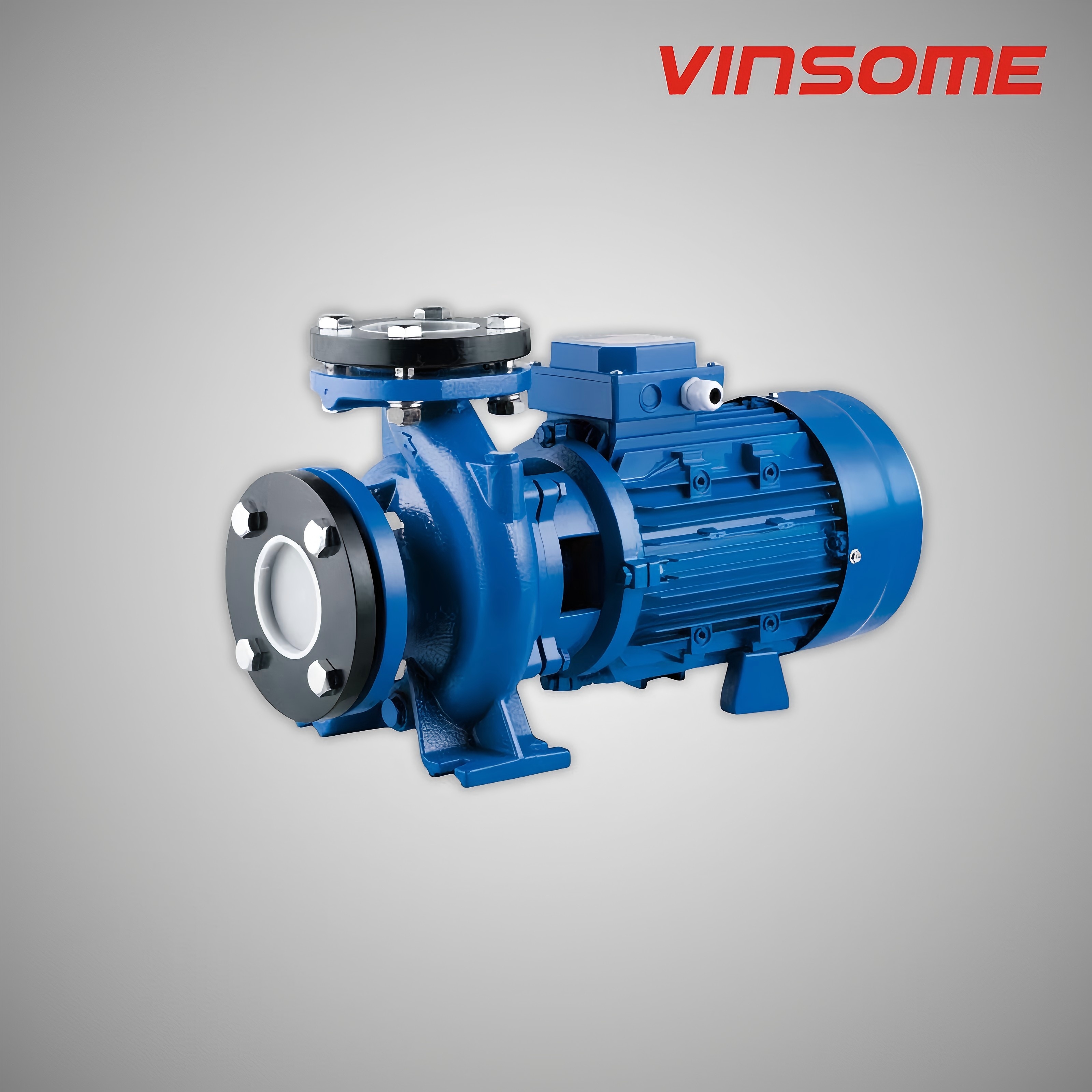 Компактный моноблочный центробежный насос с закрытым соединением, монтируемый на лапах