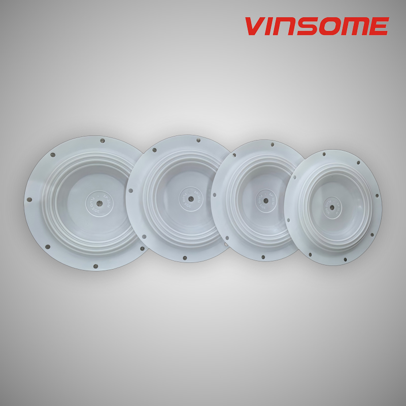 Управляемый воздухом двойной мембранный насос разделяет пластиковую диафрагму из неопрена